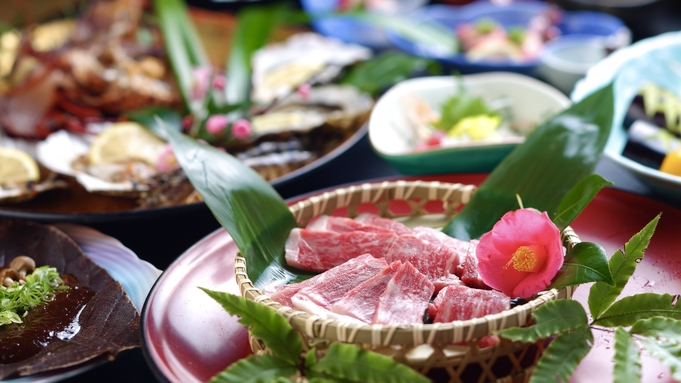 【昼食☆Lunch】《滝のダイニングGOEMON-TEI》日帰り☆三重ブランド伊賀牛と海鮮のあみ焼き